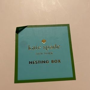 Kate Spade Nesting Boxes. Set of two.